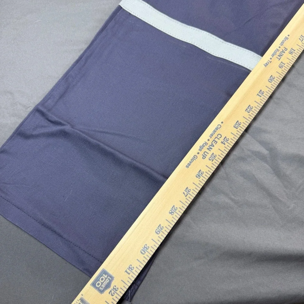 Lapco FR Navy Blue Flame Resistant Work Pants 34x32 Reflective Stripe CAT 2 NEW
